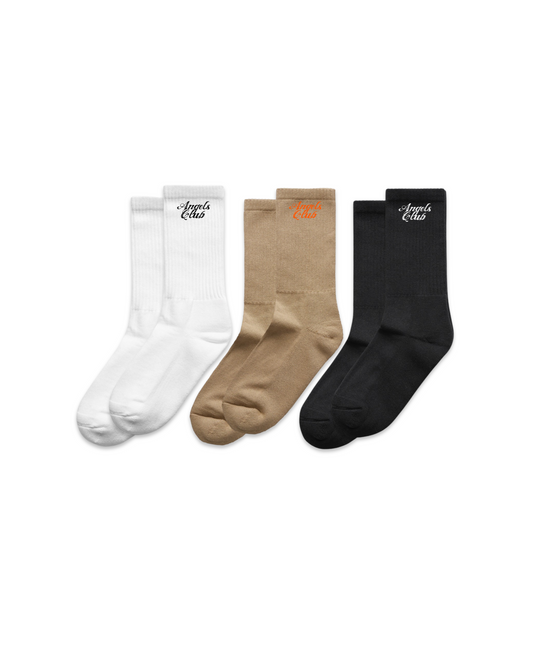 Angels Club Relaxed Sock 3 Pack